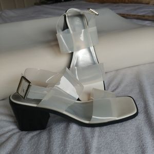 Urban Outfitters clear vinyl sandal
